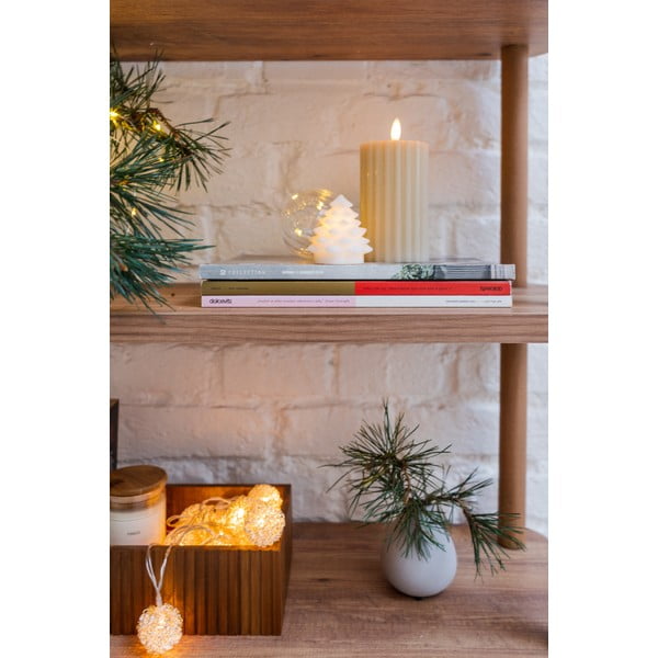 Bílá vánoční světelná dekorace 4 ks ø 6,5 cm Carla – Sirius-image-3