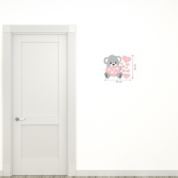 Nástěnná samlepka Ambiance Teddy Rose-image-1