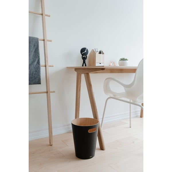 Dřevěný odpadkový koš 7,5 l Woodrow – Umbra-image-1
