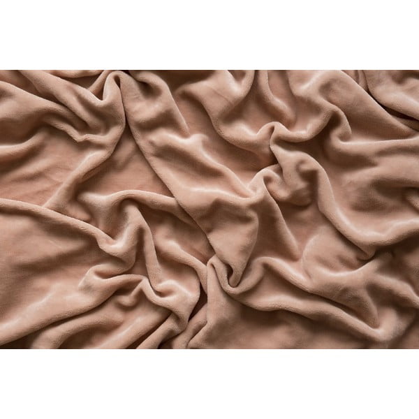 Hnědé napínací prostěradlo z mikroflanelu 180x200 cm – Jerry Fabrics-image-3