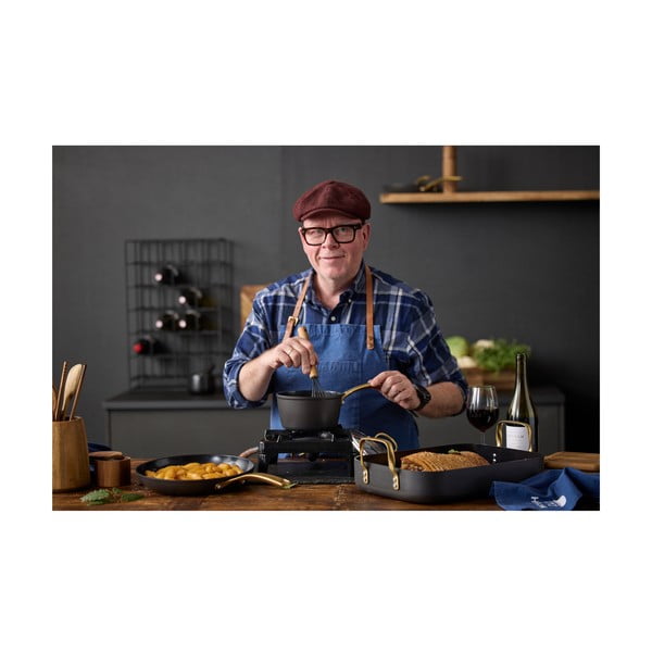 Hliníková pánev s nepřilnavým povrchem ø 28 cm – Holm-image-3