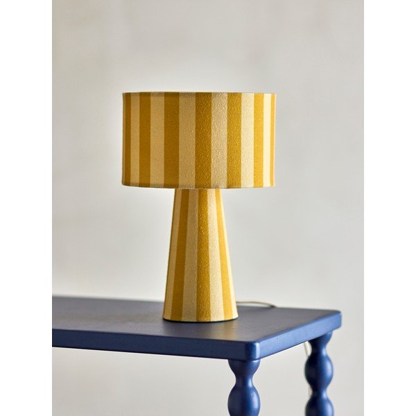Žlutá látková stolní lampa s textilním stínidlem (výška 30 cm) Emmie – Bloomingville-image-2