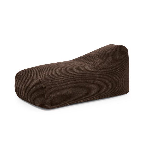 Tmavě hnědý manšestrový sedací vak Snug 130 – SLOWDOWN