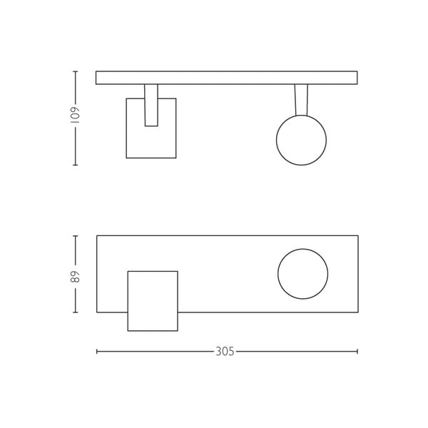 Smart bodové svítidlo GU10, 4 W Runner – Philips Hue-image-3