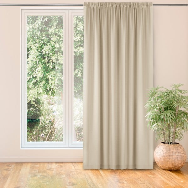 Krémový závěs 220x270 cm Carmena – Homede-image-1