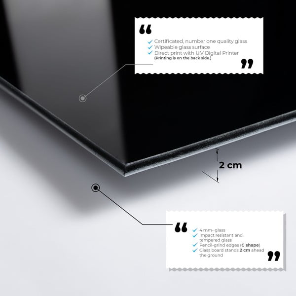 Skleněný obraz 100x70 cm Dark Marble – Wallity-image-4