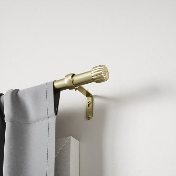 Ocelová roztažitelná garnýž ve zlaté barvě 91 - 168 cm Cleo – Umbra-image-2