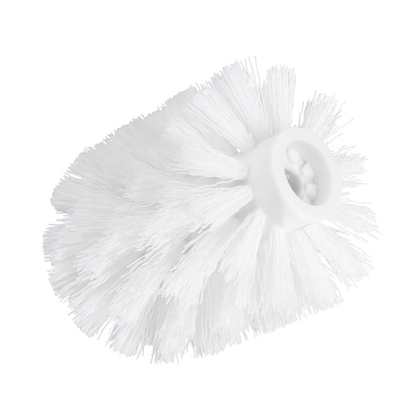 Bílá plastová náhradní  hlavice pro WC kartáč Ø 8 cm – Wenko