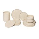 18dílná sada krémového kameninového nádobí Bonami Selection Malia