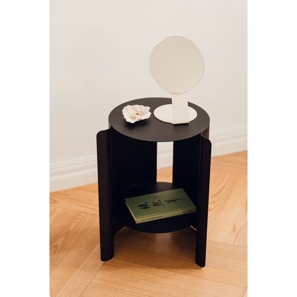 Kovový kulatý odkládací stolek ø 32 cm Wa – noo.ma-image-1