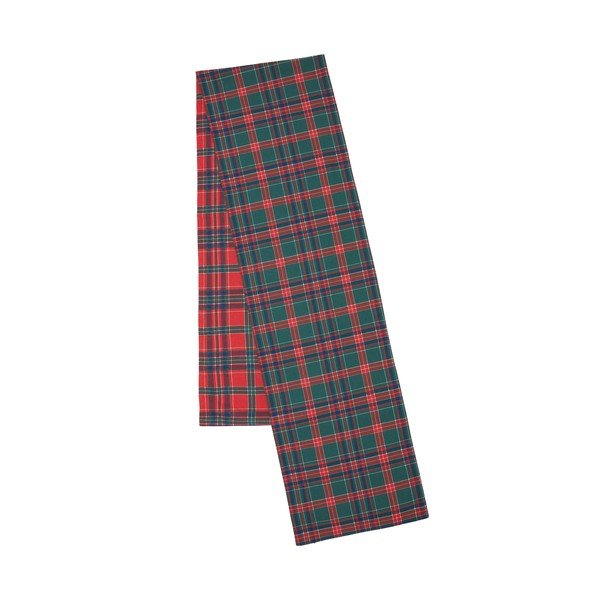 Bavlněný běhoun na stůl s vánočním motivem 220x32 cm Christmas Tartan Check – Catherine Lansfield-image-3
