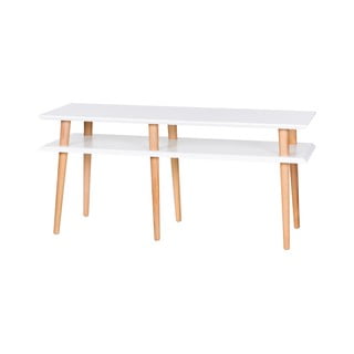 Bílý konferenční stolek Ragaba Mugo, délka 119 cm