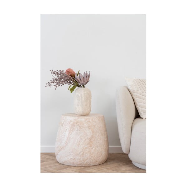 Kamenný kulatý zahradní stolek ø 47,5 cm Bonn – House Nordic-image-3