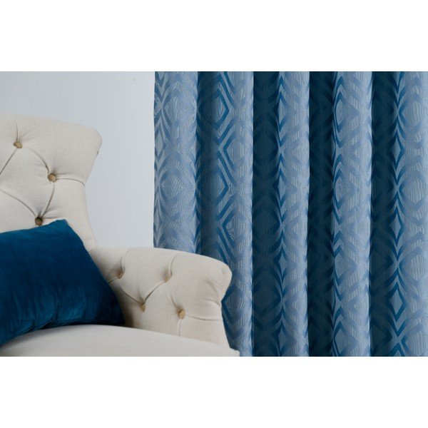 Modrý závěs 140x245 cm Giuseppe – Mendola Fabrics-image-3