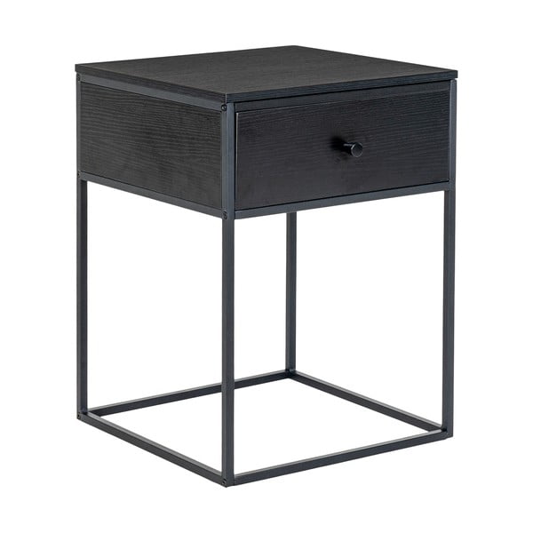 Černý noční stolek Vita – House Nordic-image-3