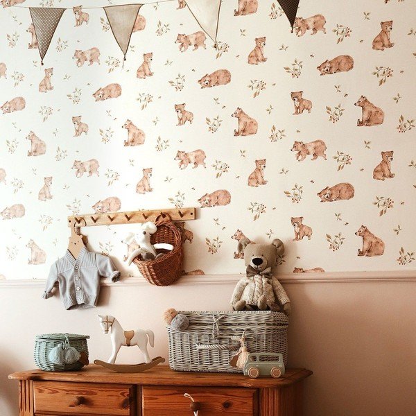 Dětská tapeta 50x280 cm Little Bears – Dekornik-image-1