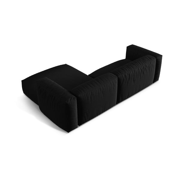 Černá modulární rohová pohovka (pravý roh) Martina – Micadoni Home-image-4
