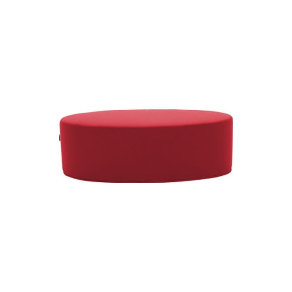 Červený puf Softline Bon-Bon Valencia Red , délka 120 cm