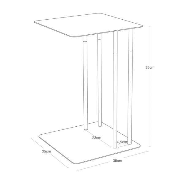 Odkládací stolek 35x35 cm Plain – YAMAZAKI-image-4