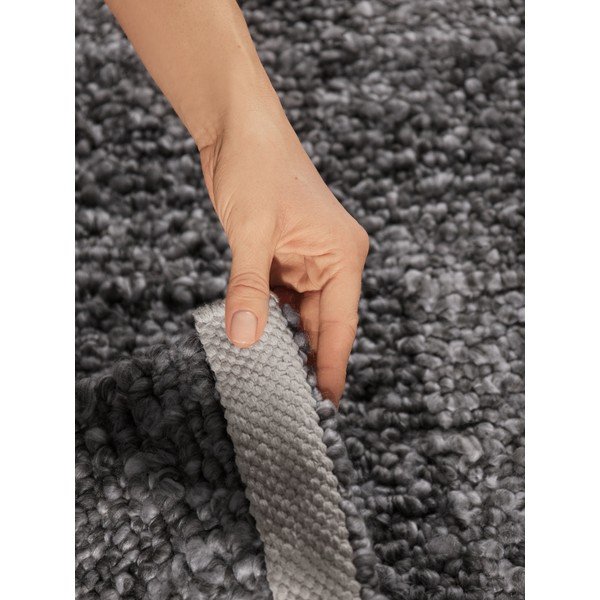 Tmavě šedý ručně tkaný běhoun z materiálu bouclé 80x200 cm Notting Hill Portobello – Ted Baker-image-4