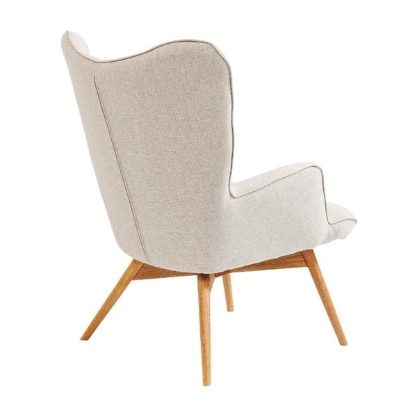 Bílé křeslo Kare Design Vicky Ecru-image-2