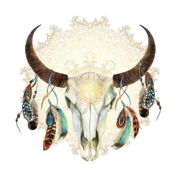 Samolepka Ambiance Boho Buffalo-image-2
