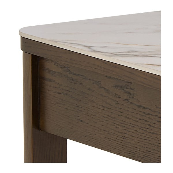 Béžový/tmavě hnědý konferenční stolek s keramickou deskou 70x130 cm Southampton – Actona-image-4