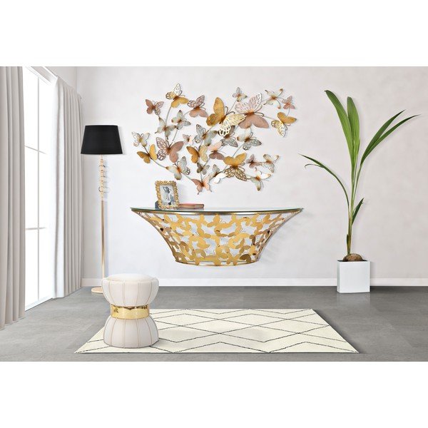 Kovová nástěnná dekorace 132x95.5 cm Butterflies - Mauro Ferretti-image-1