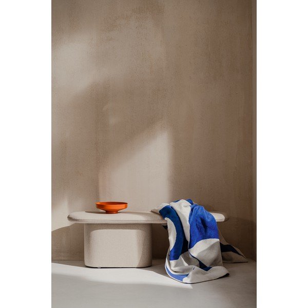 Modrá/krémová deka 150x200 cm Tul – noo.ma-image-2