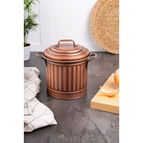 Ocelový odpadkový koš 4 l – Hermia-image-1