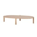 Konferenční stolek z dubového dřeva v přírodní barvě 100x180 cm Kulin – Gazzda