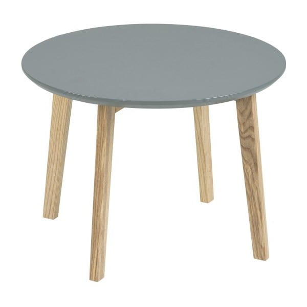 Šedý konferenční stolek Actona Molina, ⌀ 50 cm