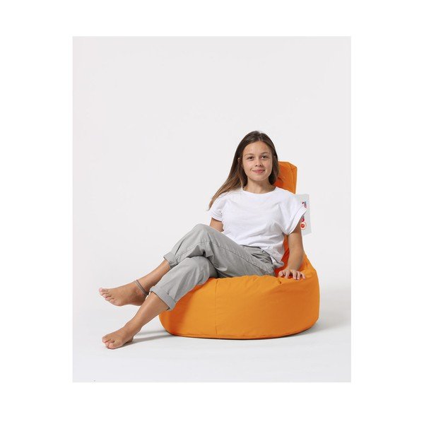 Oranžový sedací vak Lina – Floriane Garden-image-2