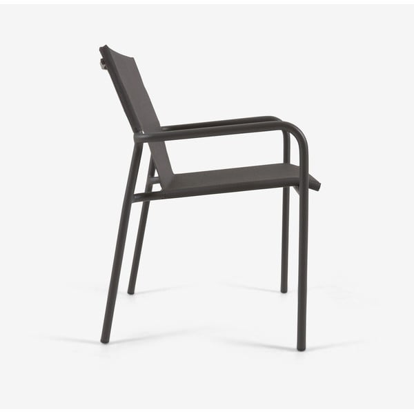 Černá hliníková zahradní židle Kave Home Zaltana-image-3