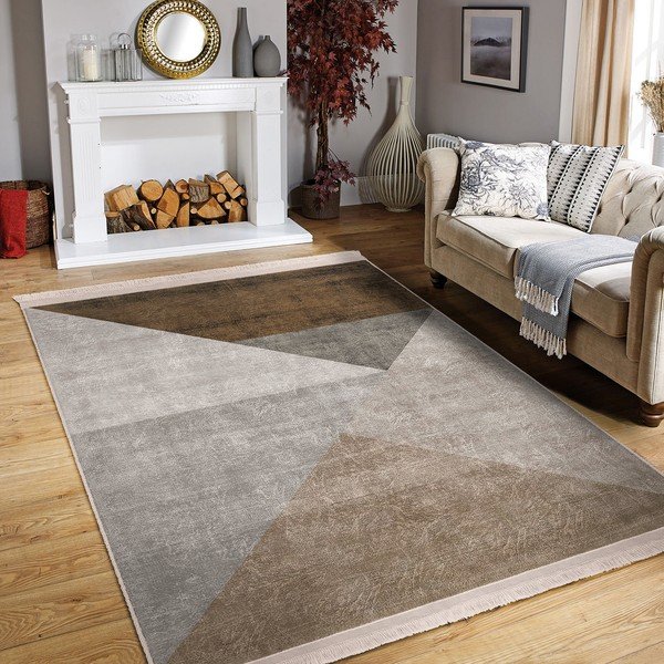 Béžový koberec běhoun 80x200 cm – Mila Home-image-1