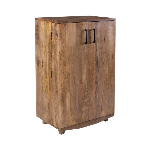 Vinotéka z mangového dřeva v přírodní barvě počet lahví 12, 74x122x46 cm Bombay – Interia Home & Living-image-2