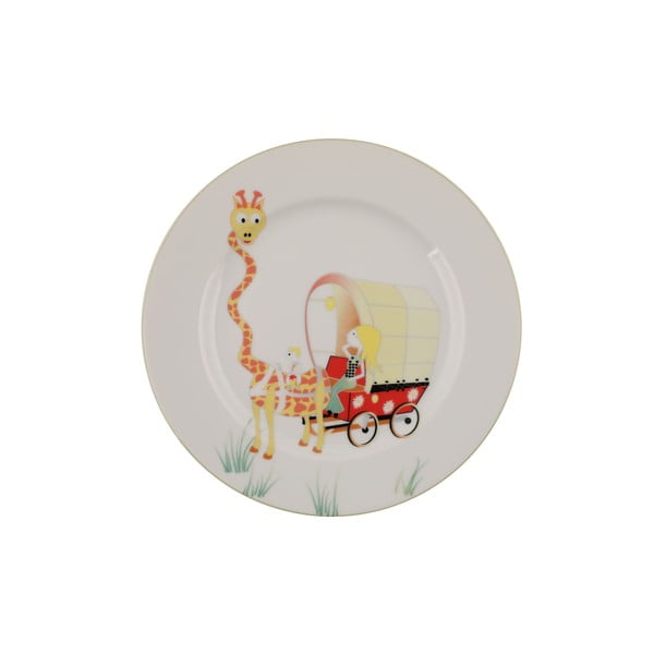 5dílný dětský porcelánový jídelní set Kütahya Porselen Giraffe-image-2