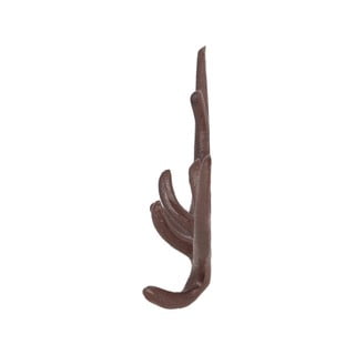 Hnědý kovový nástěnný věšák Antlers – Esschert Design