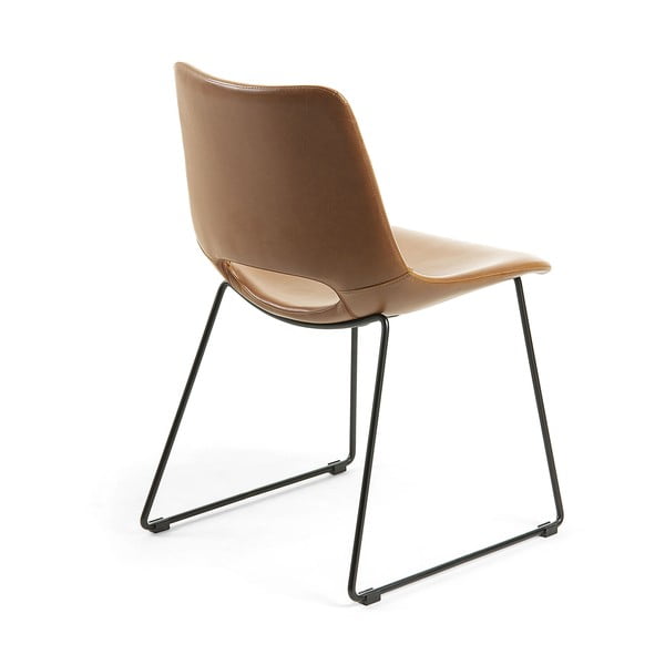 Hnědá jídelní židle Kave Home Zahara-image-4