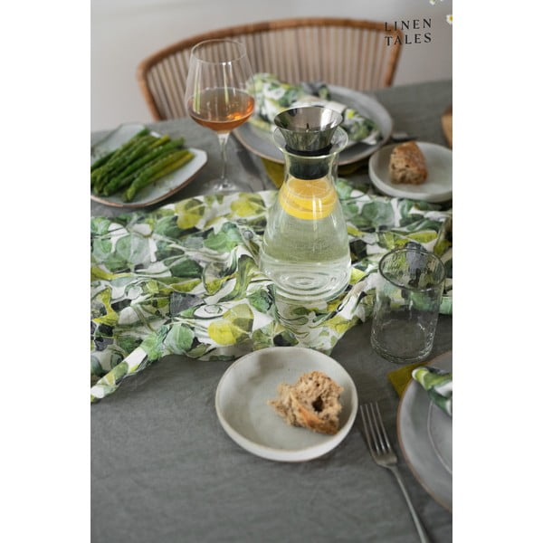 Lněný běhoun na stůl 40x200 cm Lotus – Linen Tales-image-3