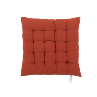 Oranžovohnědý podsedák na židli Tiseco Home Studio, 40 x 40 cm