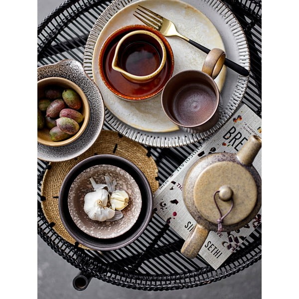 Šedo-bílá kameninová miska Bloomingville Thea, ø 16,5 cm-image-4