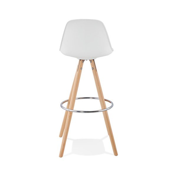 Bílá barová židle Kokoon Anau, výška sedu 74 cm-image-4