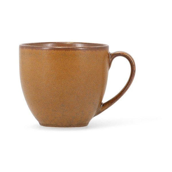 Hnědý porcelánový šálek na cappuccino 200 ml Ovio – BonBistro