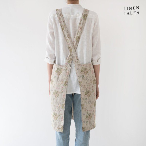 Lněná zástěra Crossback – Linen Tales-image-2
