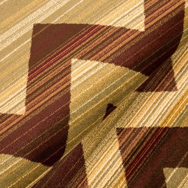 Hnědý vysoce odolný koberec Floorita Inspiration Zig Zag Duro, 117 x 170 cm-image-1