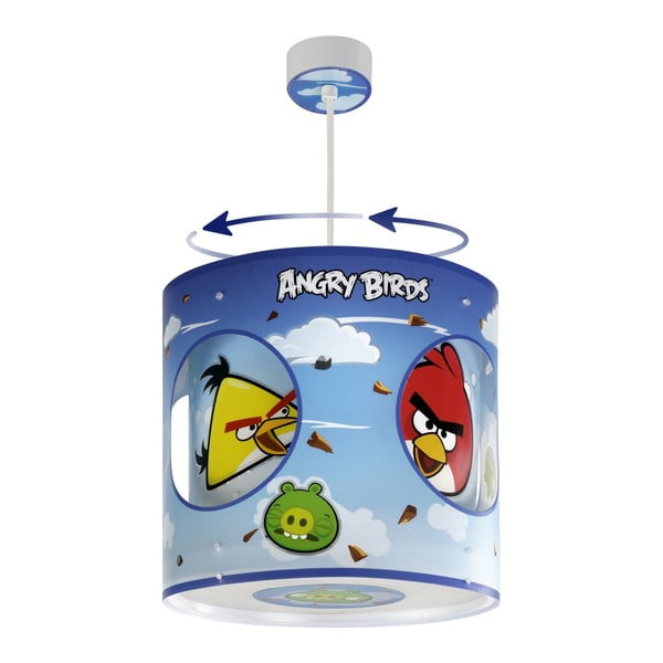 Závěsná lampa Angry Birds, otočná
