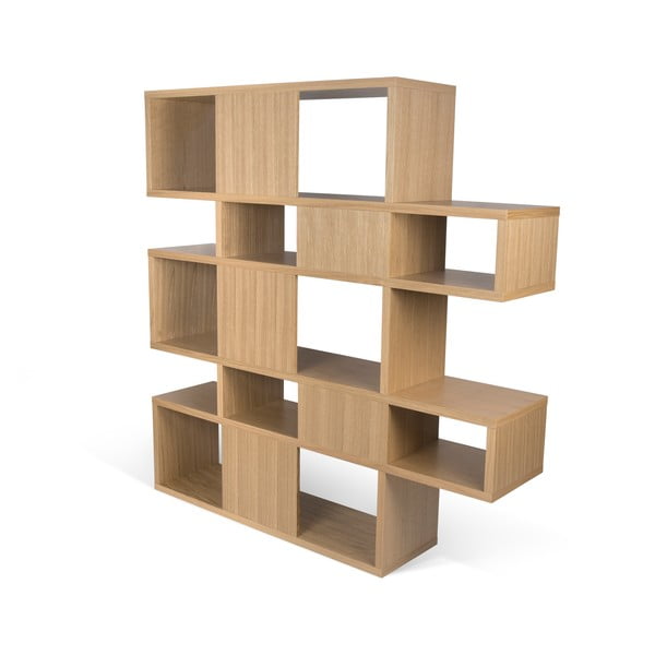 Knihovna v dubovém dekoru TemaHome London, 34 x 160 cm-image-4