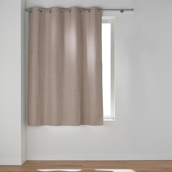 Hnědý zatemňovací závěs 140x180 cm Crepuscule – douceur d'intérieur