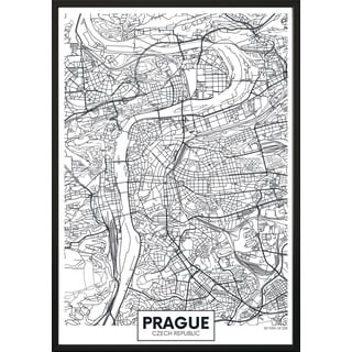 Plakát DecoKing Map Prague, 100 x 70 cm